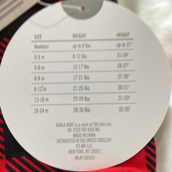 Koala baby 6-9 Months 2-Piece Matching Christmas Outfit - Picture 13 of 13